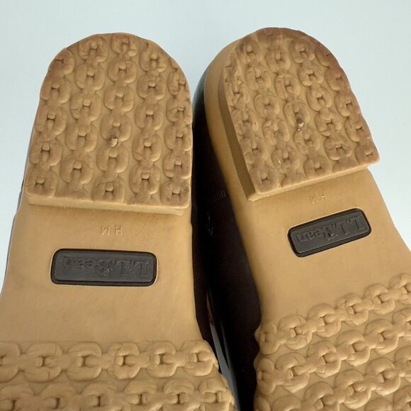 Women's L.L.Bean Rubber Moc Boots Size 10 M Tan Brown - Picture 10 of 10
